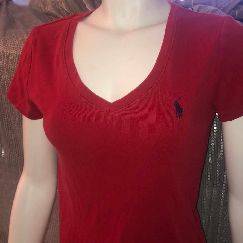Red Ralph Lauren T shirt